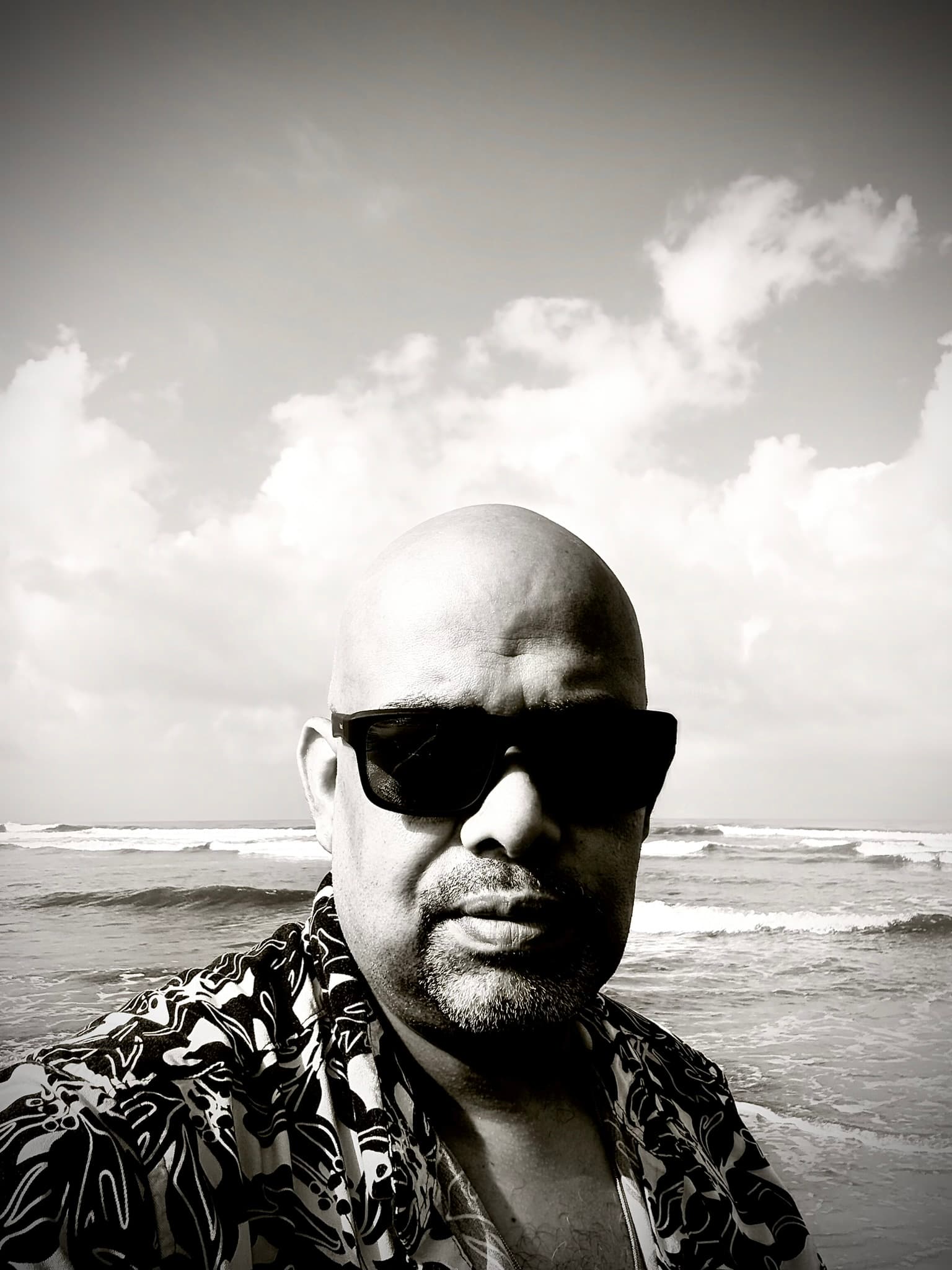 Beach selfie
