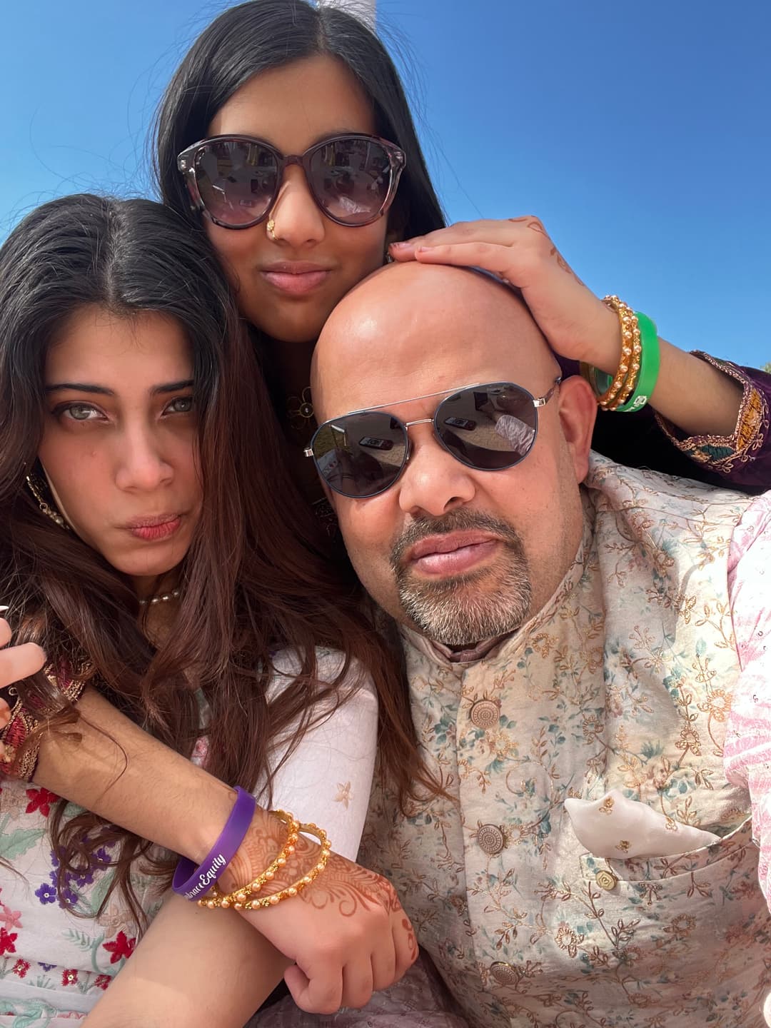 Ashish with family